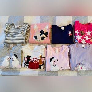 Lot 5-6 T long sleeve shirts 8 piece